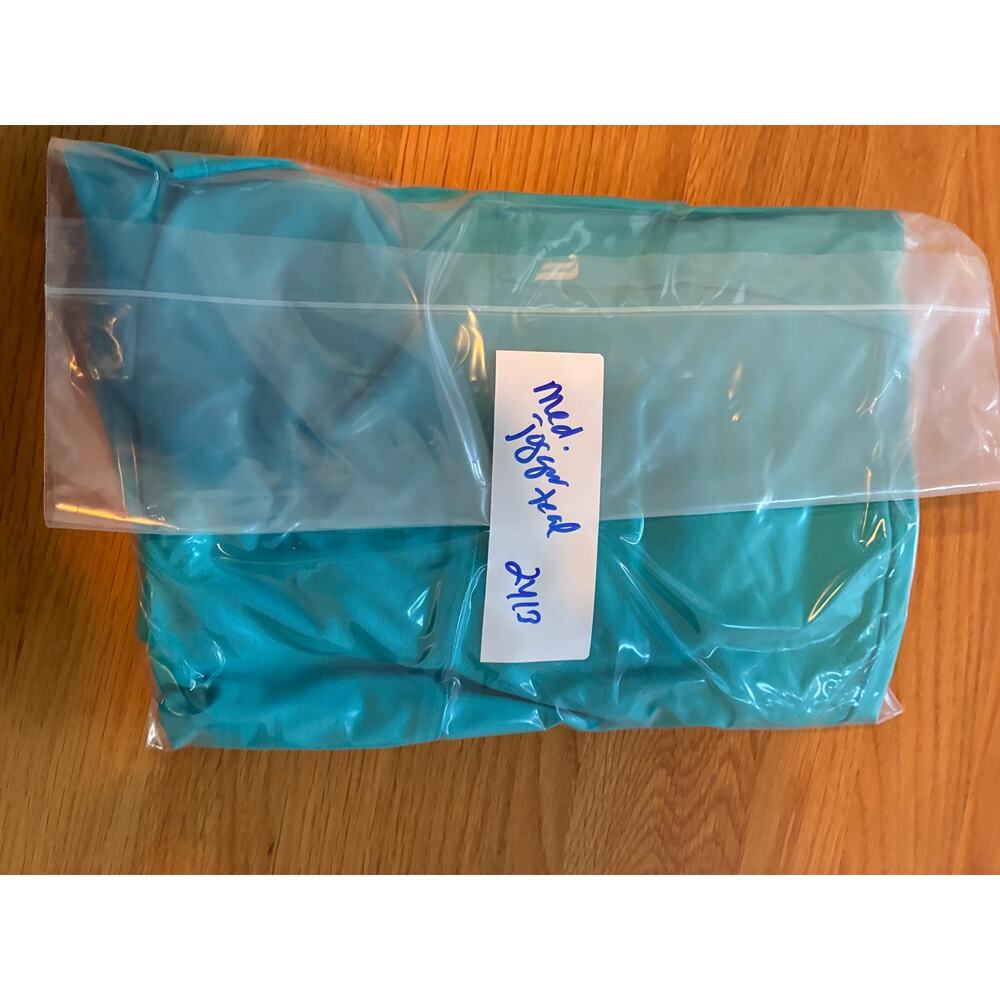 NWT Fabletics Scrub Jogger Pants Womens Medium Teal READ - Picture 8 of 8